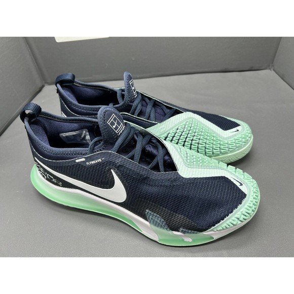 Nike React Vapor NXT HC Obsidian White Mint Shoes CV0742-410 Women Sz 8.5 NEW - Picture 11 of 12